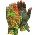 thumbnail image 1 of Glacier Outdoor Ascension Bay Sun Glove Unisex UV Protection Fingerless Summer Gloves, Rasta L, 1 of 4