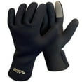 thumbnail image 1 of Glacier Outdoor Bristol Bay™ Unisex Waterproof Sharkskin Fleece Neoprene Fishing Gloves, Black XL, 1 of 3