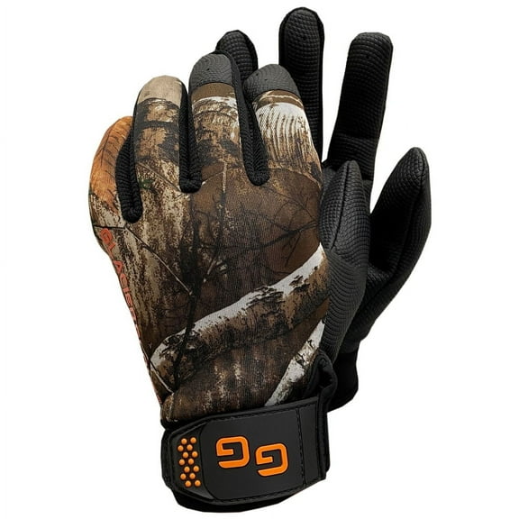 Glacier Outdoor Elite Shooting Realtree EDGE Water-Resistant Form Fitted Vented Hunting Gloves, S