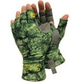 thumbnail image 1 of Glacier Outdoor Islamorada Sun Glove Unisex UV Protection Fingerless Summer Gloves, Gator Green S, 1 of 7