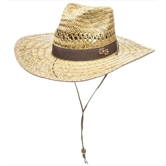 Glacier Outdoor Sonora Straw Hat Unisex Full Brim Light Quick-Dry Adjustable Chin Strap, Tan S/M