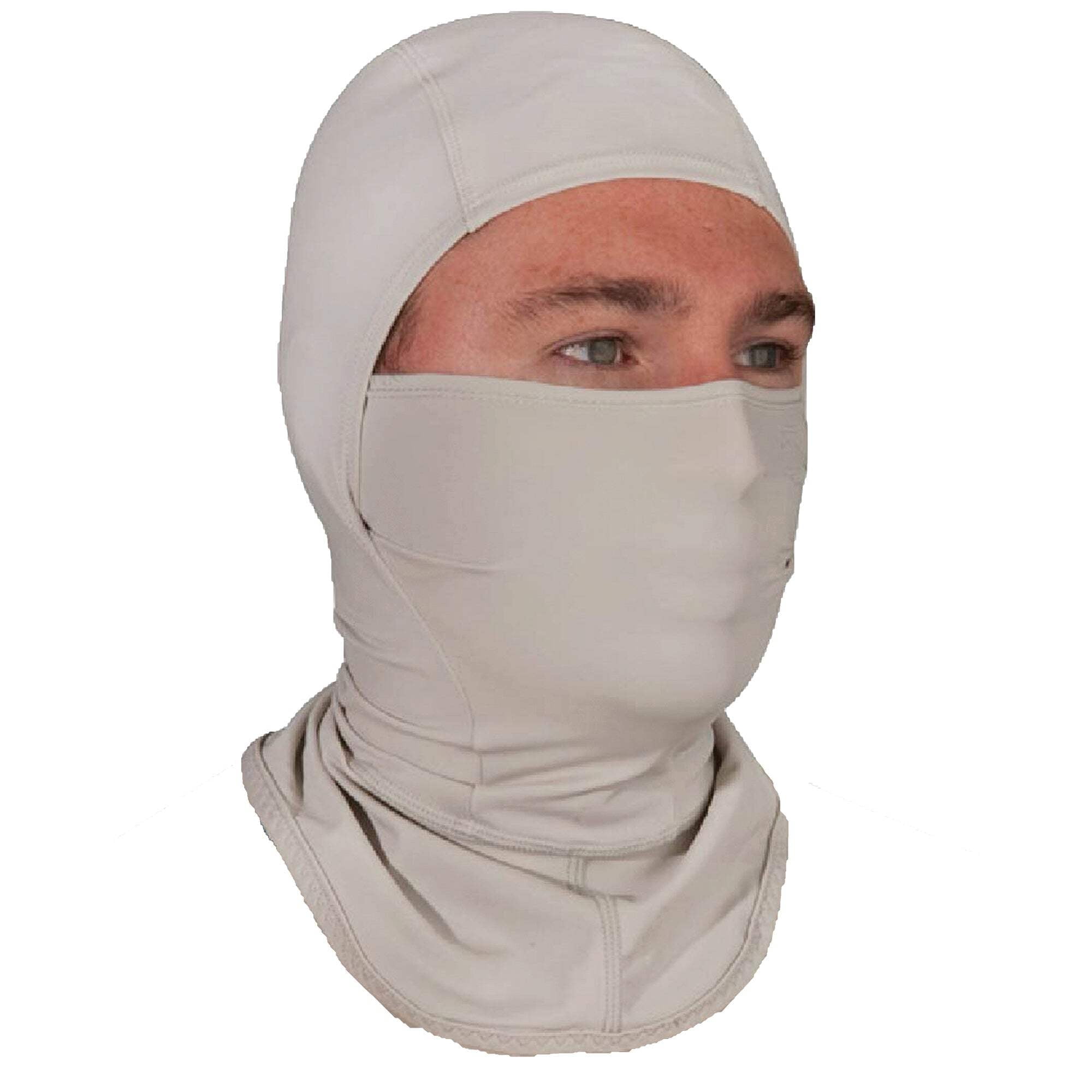 Glacier Outdoor Sun Hood One-Size Adult Unisex All-Season UV Sun Protection Balaclava, Gray