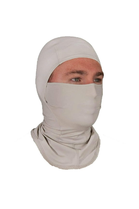 Glacier Outdoor Sun Hood One-Size Adult Unisex All-Season UV Sun Protection Balaclava, Gray
