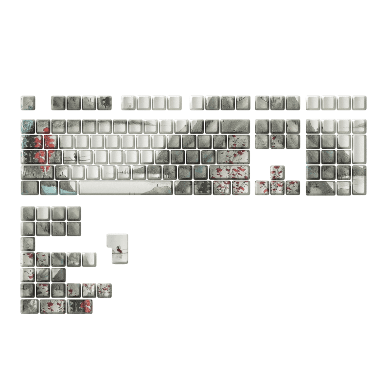 Glacier Ink Painting Keycaps Set - Thumbnail 3