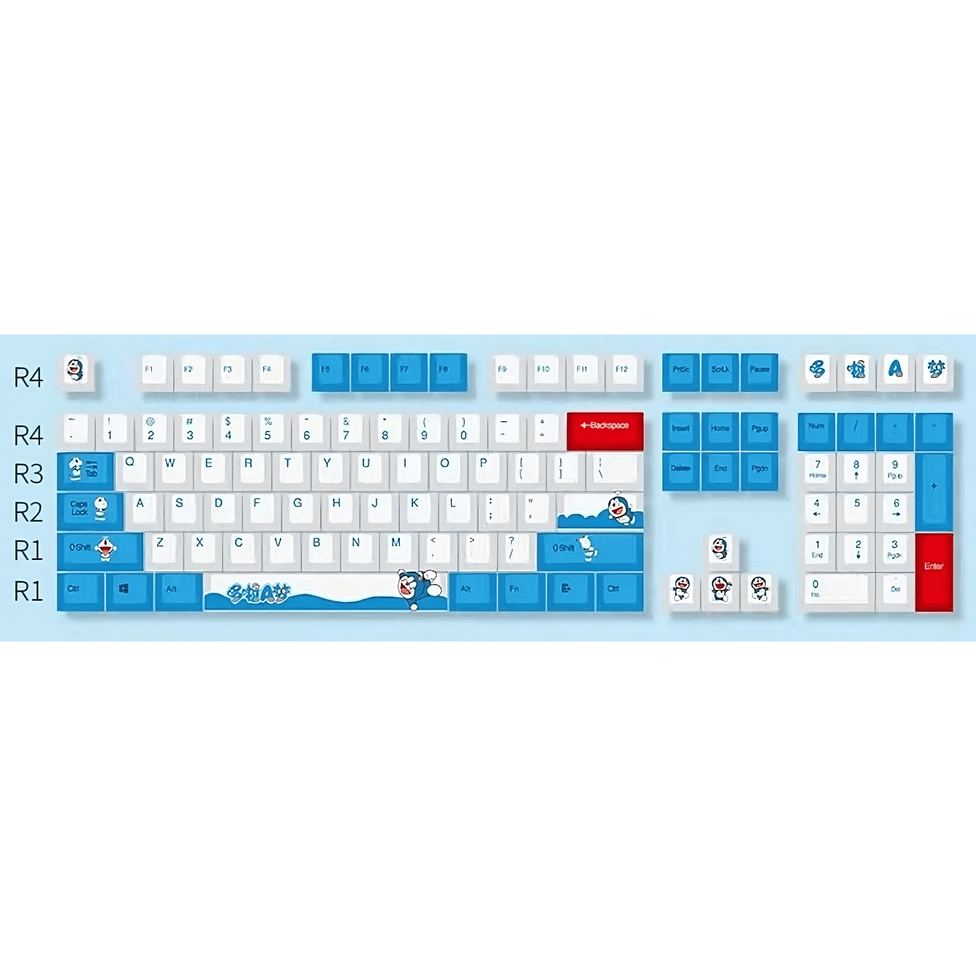 Glacier PBT Keycaps - Thumbnail 4