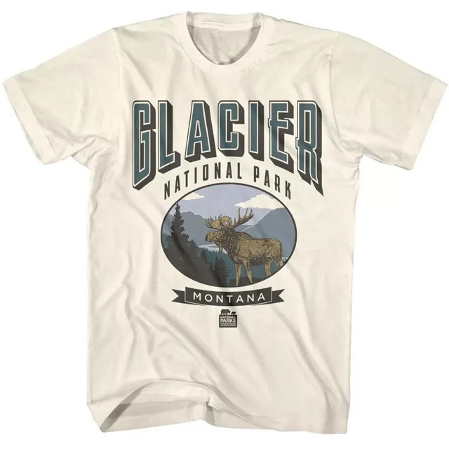 Glacier Park Montana Moose Men's T Shirt