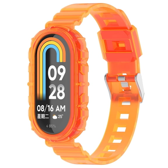Glacier Smart Fitness Bracelet Transparent Strap Precise Tracking Comfortable Long Battery Life