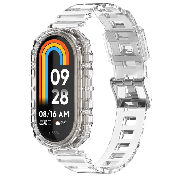 Glacier Smart Fitness Bracelet Transparent Strap Precise Tracking Comfortable Long Battery Life
