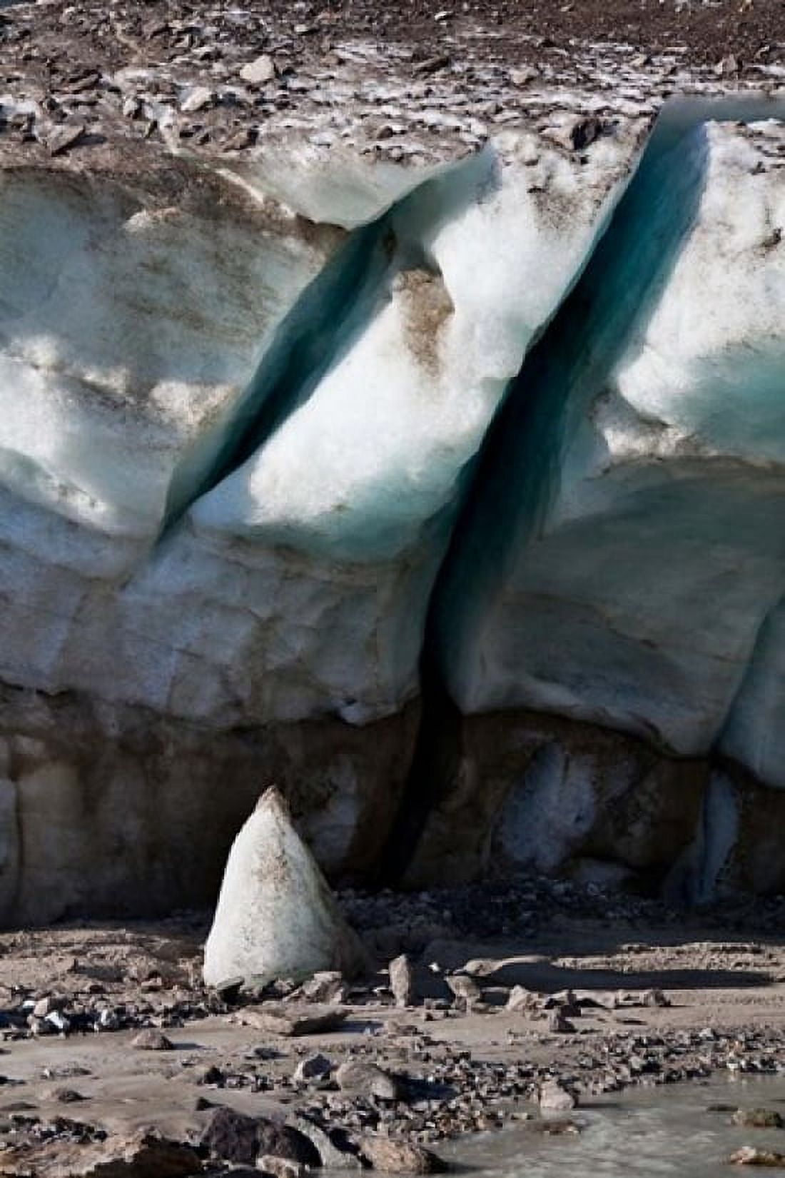 Glacier Snout of Schlatenkees Canvas Art - Martin Zwick DanitaDelimont (19 x 29)