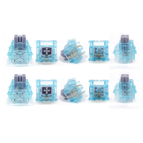 Glacier Switch 5 Pin Lubrication Tactile Linear Switches For Mechanical Keyboard