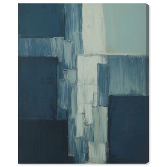 Glacier's Memory Canvas Print Living Room Wall Art by Art Remedy, Gallery Wrapped, 24 x 30