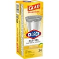 thumbnail image 1 of Glad 6030443 4 gal Lemon Scent Kitchen Trash Drawstring Bags - Case of 34 - Pack of 6, 1 of 3