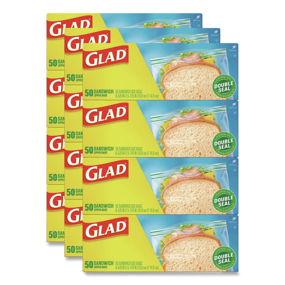 Glad Zipper Sandwich Bags