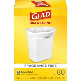 GLAD, 13 gal Capacity, 24 in Wd, Trash Bags - 21GP25