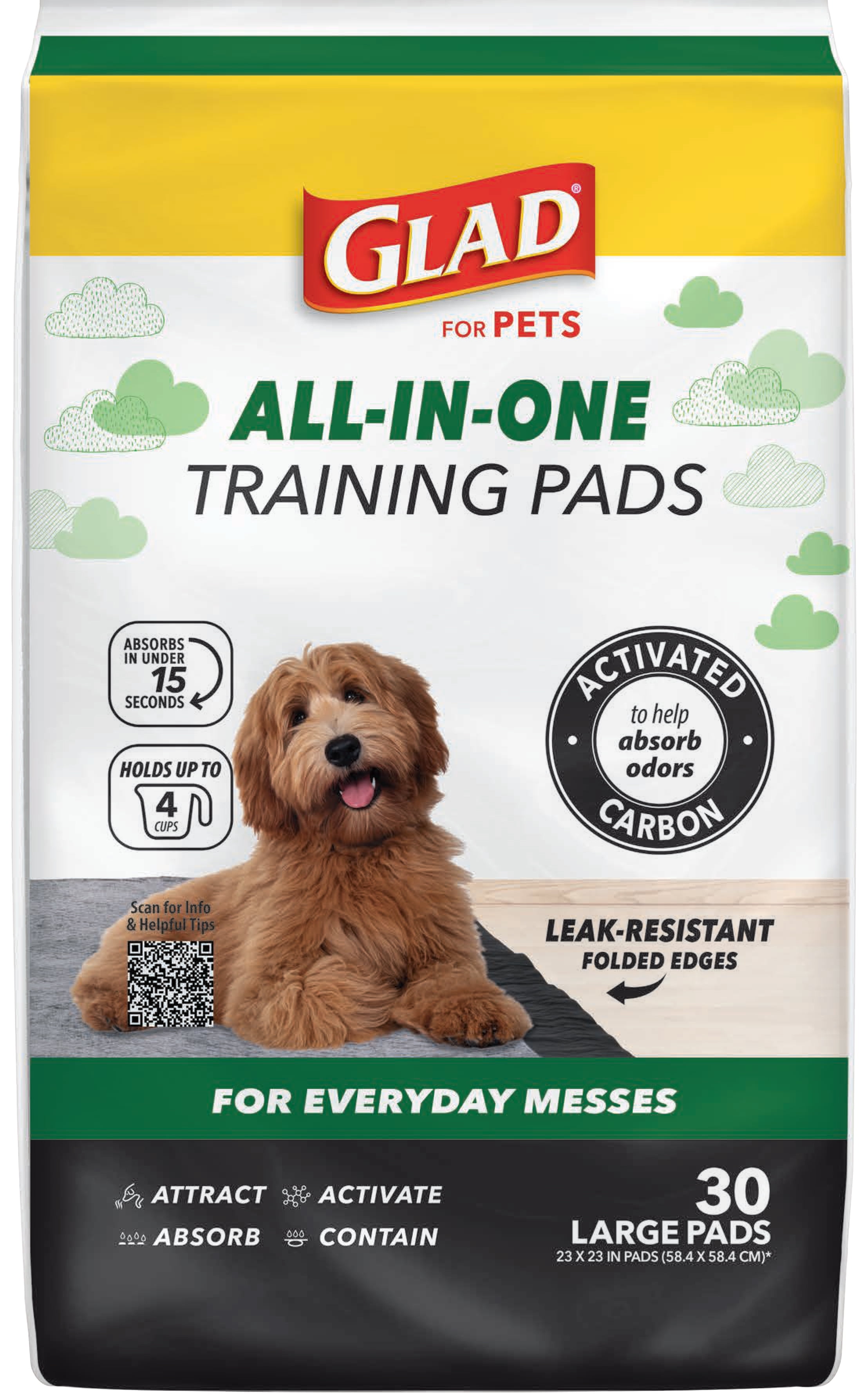 Small Black Activated Carbon Dog Training Pads