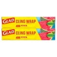 Glad Cling Plastic Wrap, 2 pk./400 sq. ft. - Clear