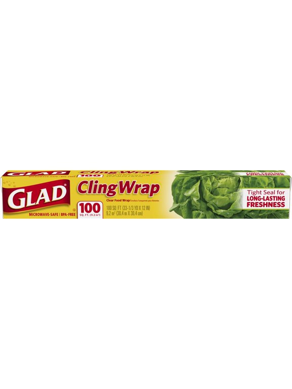 , Plastic Food, Cling Wrap, 100 Square Foot Roll