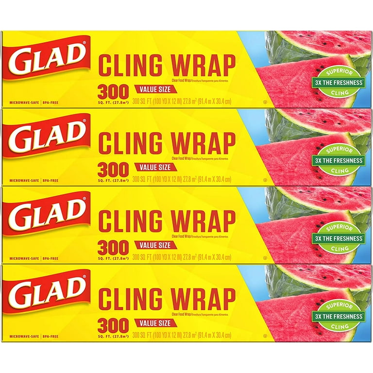 ClingWrap Plastic Wrap, Clear, 300 sq ft. - Advanced Safety Supply, PPE,  Safety Training, Workwear, MRO Supplies