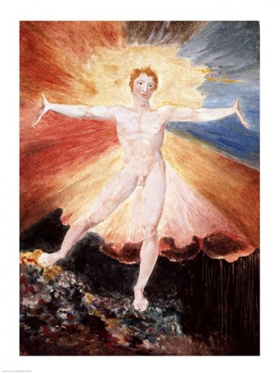 Glad Day or The Dance of Albion c1794 Canvas Art - William Blake (18 x 24)