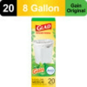 Glad Drawstring Medium Scented Trash Bags, 8 Gallon, 20 Bags