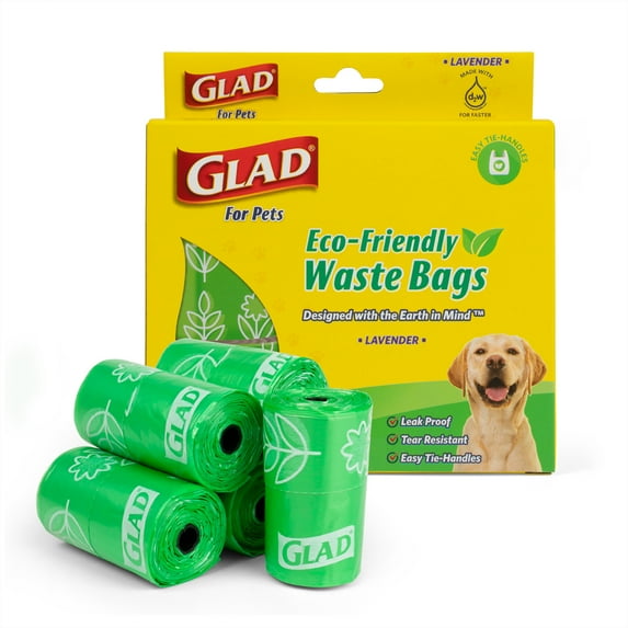 Glad Earth Friendly Easy Tie Handle Scented Waste Bags - 120 Bags