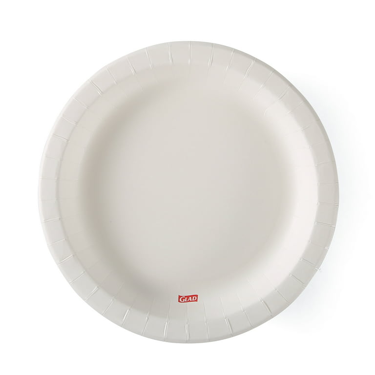 Glad - Everyday Round Paper Plates - 8.5 inch - 500ct