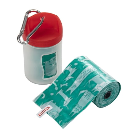 Glad for Pets Tropical Breeze Scent Waste Bag Dispenser with Bags, 30 Count