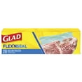 thumbnail image 1 of Glad FLEXN SEAL Zipper Freezer Storage Gallon Bags, 28 Count, 1 of 16