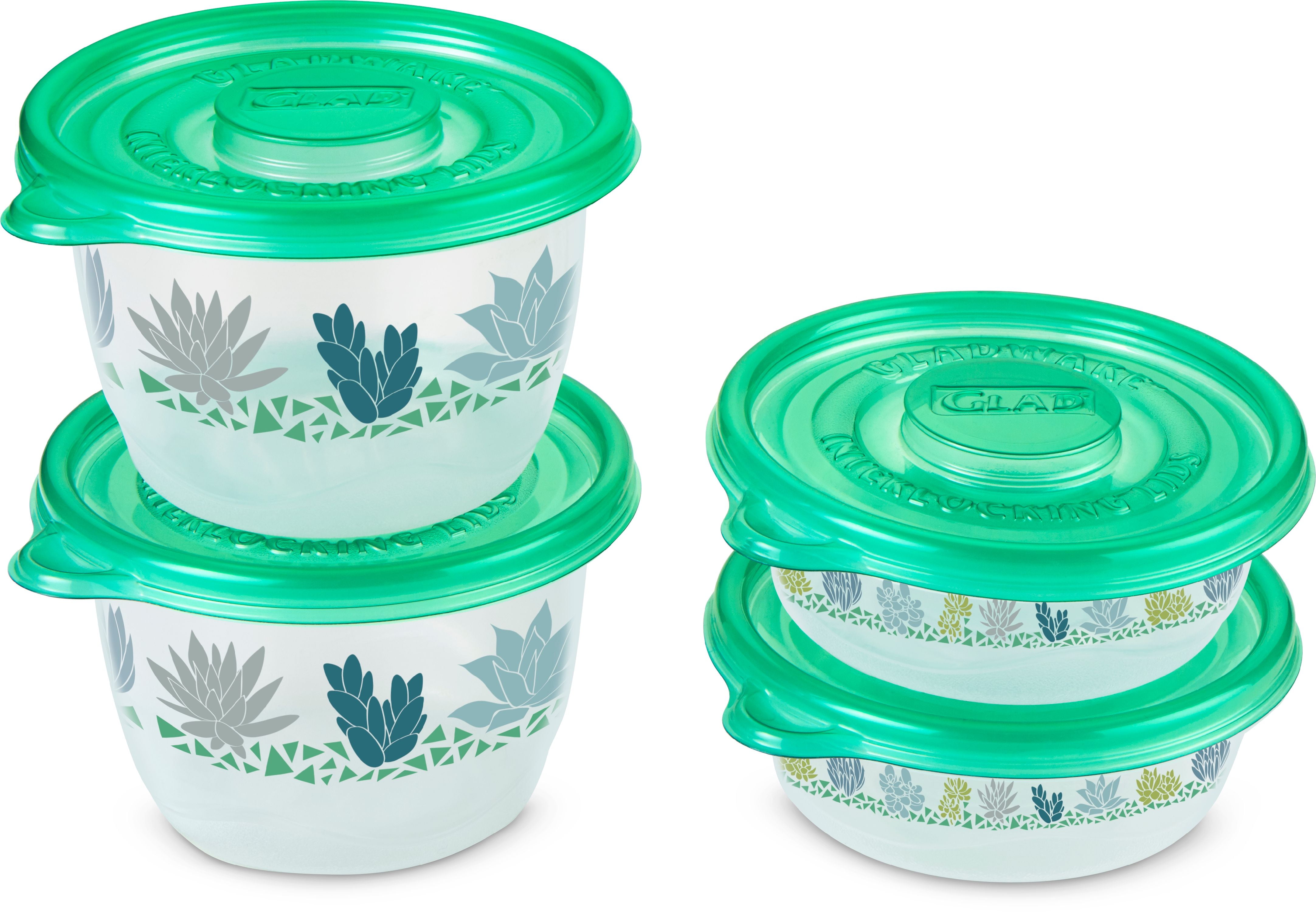Glad Containers & Lids 2 Ea, Plastic Containers