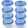 thumbnail image 1 of Glad Food Storage Containers - Mini Round Containers - 4 Ounce - 8 Containers, 1 of 9