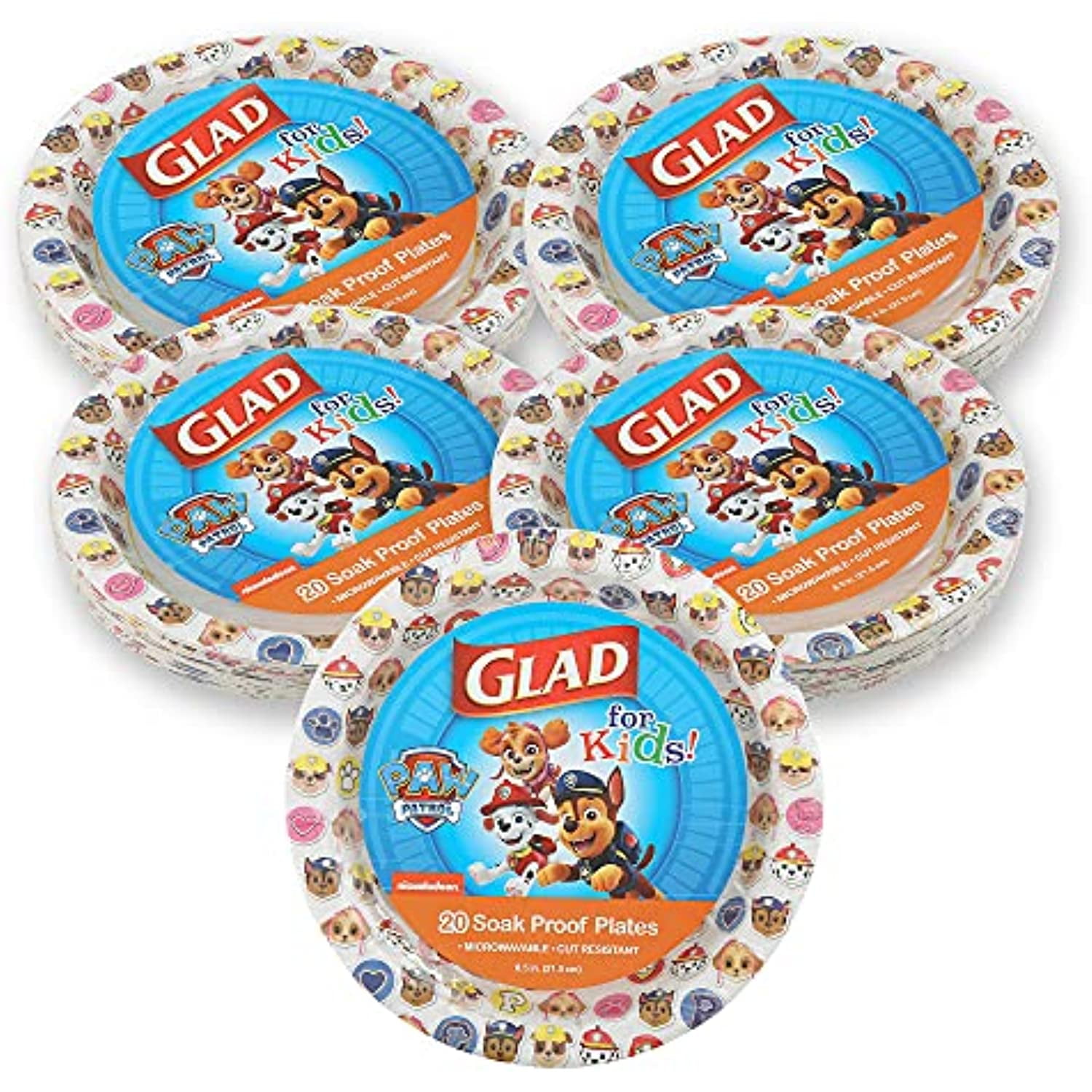 Glad Kids Paw Patrol Paper Plates, 20 ct - Fry's Food Stores