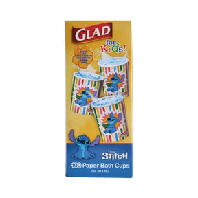 Glad For Kids Lilo & Stitch 3oz Bath Cups 100ct