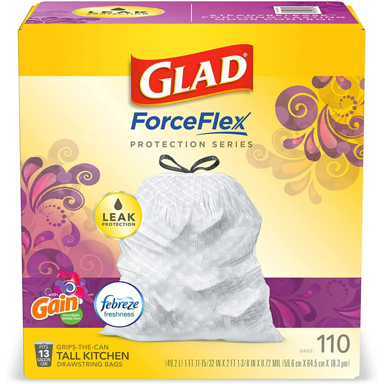 https://i5.walmartimages.com/seo/Glad-ForceFlex-Protection-Series-Tall-Trash-Bags-13-Gal-Gain-Moonlight-Breeze-with-Febreze-110-Ct-Package-May-Vary_ba4a0040-32ba-4e04-9f59-377fe46ee5f9.c2d03ae8db3136512392ffb8e499d0ac.jpeg?odnHeight=768&odnWidth=768&odnBg=FFFFFF