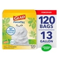 thumbnail image 1 of Glad ForceFlex Tall Kitchen Drawstring Trash Bags, 13 Gallon, Gain Original with Febreze Freshness, 120 Count, 1 of 10