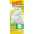 thumbnail image 1 of Glad Forceflex DrawString, Gain Scent, Odorshield, 13 gallon, 22 count, 1 of 2