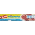 Glad Freezer Wrap, Ultimate Freezer Burn Protection, Microwave Safe And