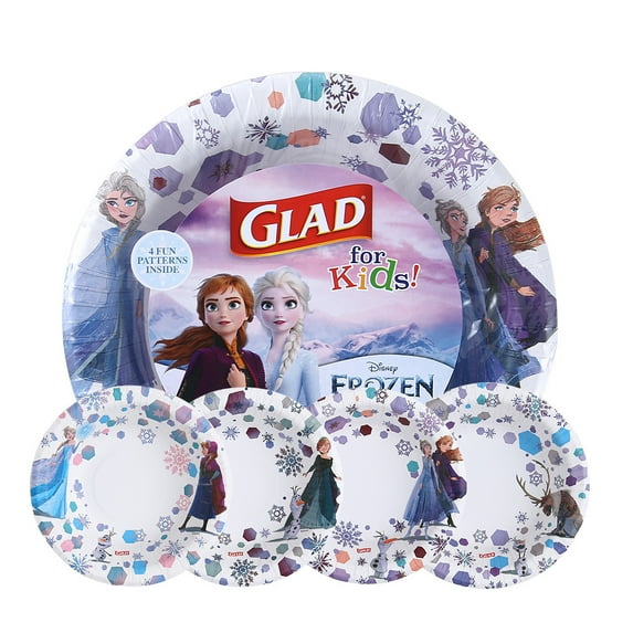 Glad Kids - 12oz Paper Bowls 40ct - Frozen - MIXED PACK