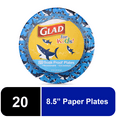 thumbnail image 1 of Glad Kids Sharks Round Paper Plates, 8.5", (20 plates total), 1 of 4