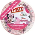 thumbnail image 1 of Glad for Kids Disney Minnie Mouse FST1&nbsp;Disposable Paper Plates, Pink - Soak Proof, Microwave Safe Pink Cake Plates, Kid Friendly Dinnerware for Everyday Use, 8.5 Inch, 40 Count, 1 of 3