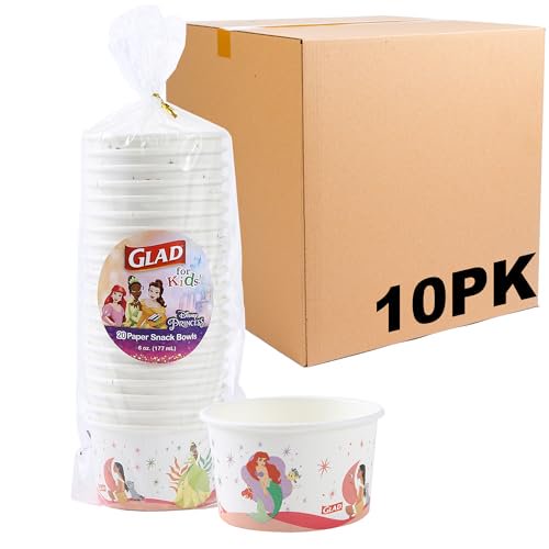 Glad for Kids Disney Princess â€œMagic is in All of USâ€ 6 Oz Paper