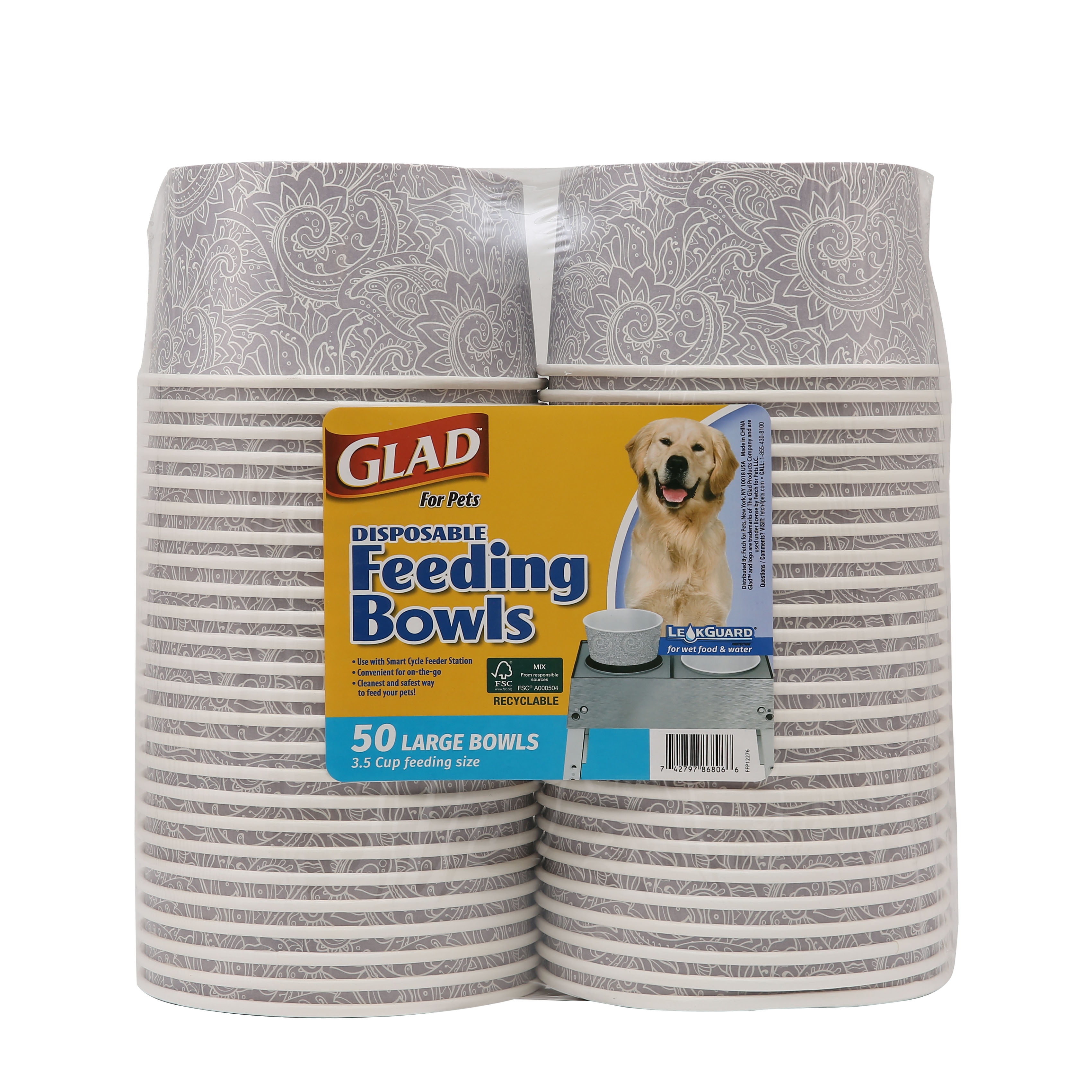 Glad for Pets Disposable Feeding Bowls