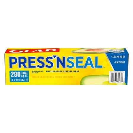 Glad Press'n Seal Food Plastic Wrap 280 sq. ft. 2 Pk.