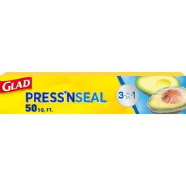 Glad Press'n Seal Multi Purpose Sealing Wrap - Leakproof, Airthight & Multisurface - 2 x 140Sq. ft