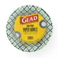 thumbnail image 1 of Glad Round Disposable Paper Bowls with AFN1Blue and Happy Daisies Design | Soak Proof, Cut-Resistant, Microwaveable Heavy Duty Disposable Bowls | 16 oz, 40 Count Cute Design Floral Paper Bowls, 1 of 3