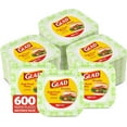 thumbnail image 1 of Glad Square Disposable Paper Plates for All Occasions  New & Improved Quality  Soak Proof, Cut Proof, Microwaveable Heavy Duty Disposable Plates  10" Diameter, 600 Count Green, 1 of 6
