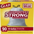 Glad Tall Kitchen Drawstring Trash Bags 13 Gallon 90 ct
