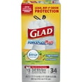 thumbnail image 1 of Glad Tall Kitchen Trash Bags, 13 Gallon, 34 Bags (ForceFlexPlus, Fresh Lemon), 1 of 7