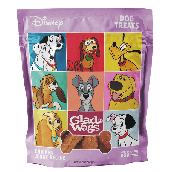 Glad Wags Chicken Jerky Recipe Dog Treats, 1 lb Bag