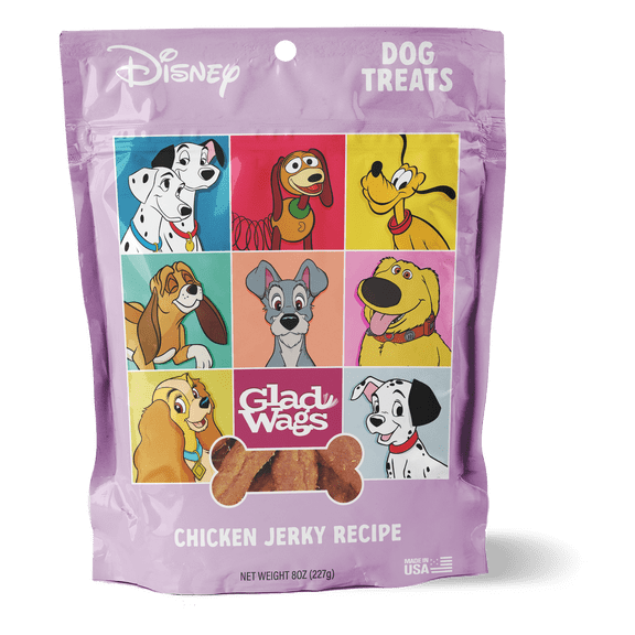 Glad Wags Chicken Jerky Recipe Dog Treats, 8oz Bag