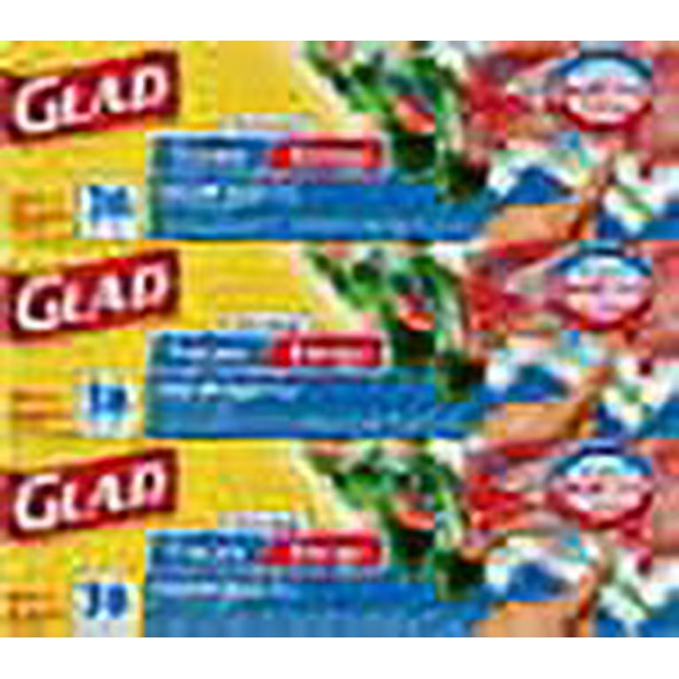  GLAD Food Storage and Freezer Bags, 2 in 1 Gallon Plastic Bags  for Lasting Freshness, Microwave Safe, BPA Free, 36 Count (Pack of 3) :  Health & Household